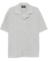 WRSTBHVR - Fred Geometric-Patterned Camp-Collar Shirt - Lyst