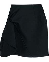 Dice Kayek - Asymmetric Draped Miniskirt - Lyst