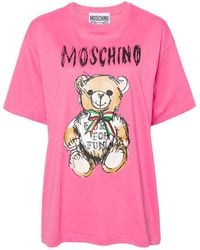 Moschino - Teddy Bear-Print T-Shirt - Lyst