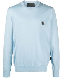 Philipp Plein - Logo Patch Sweatshirt - Lyst