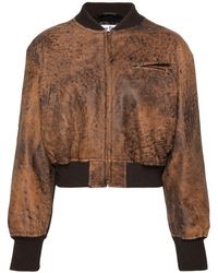 Acne Studios - Bomberjacke aus Leder - Lyst