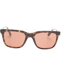Gucci - Tortoiseshell-Effect Square-Frame Sunglasses - Lyst