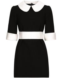 Dolce & Gabbana - Wollen Mini-jurk - Lyst