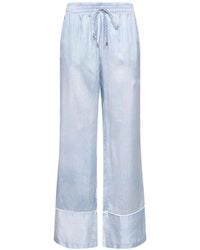ERMANNO FIRENZE - Striped Drawstring Palazzo Pants - Lyst