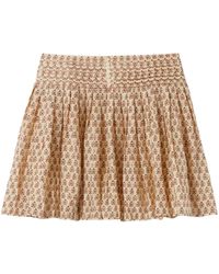 Claudie Pierlot - Mini-Rok Met Print - Lyst