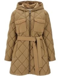 Weekend by Maxmara - Fidato Diamond-Quilted Down Jacket - Lyst