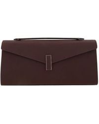 Valextra - Envelope Leather Clutch Bag - Lyst