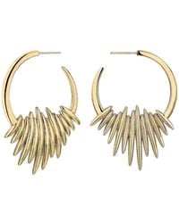Shaun Leane - Quill Hoop Earrings - Lyst