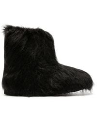 Stand Studio - Olivia Faux Fur Ankle Boots - Lyst