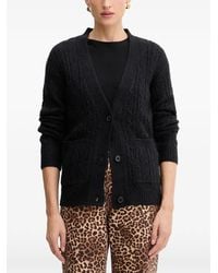 Silvian Heach - Valbuena Cable-Knit Button Cardigan - Lyst