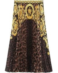 Versace - Pleated Skirt - Lyst