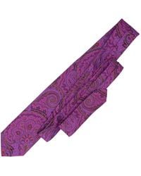 Elizabetta - Cosimo Paisley-Print Silk Tie - Lyst