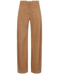 Elisabetta Franchi - Balloon Denim Jeans With Rhinestones - Lyst
