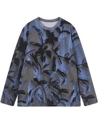 JNBY - Rose-Print Long-Sleeve T-Shirt - Lyst