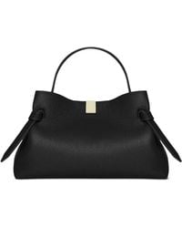 Yuzefi - Top Handle Embossed Logo Gyoza Bag - Lyst