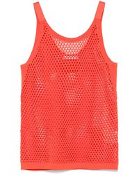 Helmut Lang - Mesh Tank Top - Lyst