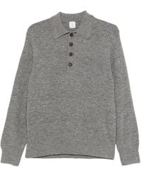 Eleventy - Merino-Wool Polo Shirt - Lyst