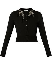 Erdem - Klassischer Cropped-Cardigan - Lyst