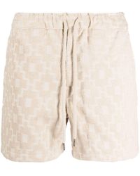 Oas - Ikat-pattern Terry-cloth Shorts - Lyst