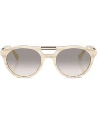 Brunello Cucinelli - Round-Frame Sunglasses - Lyst