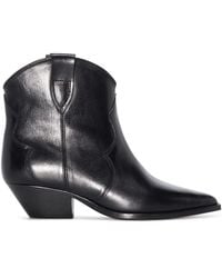 Isabel Marant - Dewina Leather Bootie - Lyst