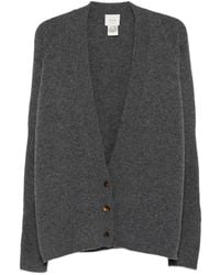 Alysi - Ribbed-Trims V-Neck Cardigan - Lyst
