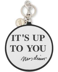 Moschino - Leather Keyring - Lyst