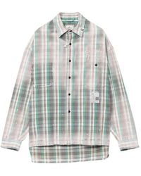 Maison Mihara Yasuhiro - Vintage Like Check Shirt - Lyst