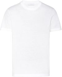 Prada - T-shirt à logo triangulaire - Lyst