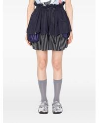 Kolor - Drawstring Layered Midi Skirt - Lyst