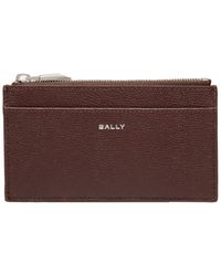 Bally - Logo-print Leather Wallet - Lyst