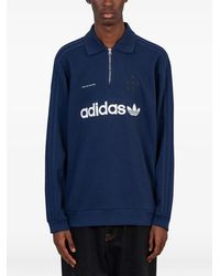 adidas - X Song For The Mute Quarter-Zip Polo Shirt - Lyst