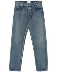 The Row - Moe Faded Straight-Leg Jeans - Lyst