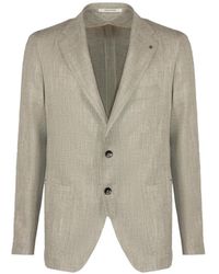 Tagliatore - Chaqueta Con Botones Y Motivo De Espiga - Lyst