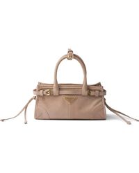 Prada - Bonnie Suede Mini Handbag - Lyst