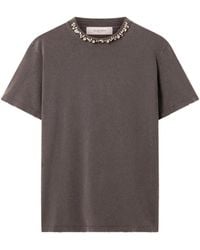 Golden Goose - Decorative Crystal-Embellished T-Shirt - Lyst