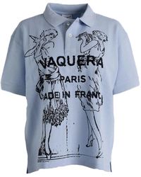 VAQUERA - Graphic-Print Polo Shirt - Lyst