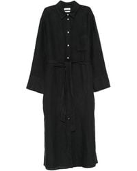 Marc O' Polo - Vestido Midi Con Cinturón - Lyst