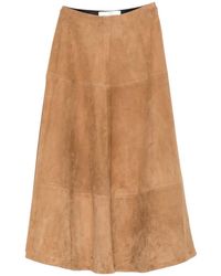 Nour Hammour - Opera Panelled Midi Skirt - Lyst