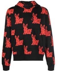 Amiri - Sudadera Con Capucha Y Motivo De Conejo - Lyst