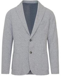 Patrick Assaraf - Raw-Edge Single-Breasted Blazer - Lyst