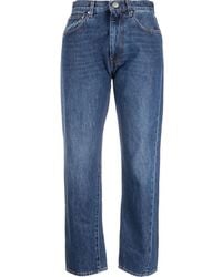 TOTEME - Twisted Seam Denim Jeans - Lyst