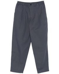Maison Kitsuné - Pleated Elasticated-Waist Trousers - Lyst