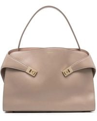 Ferragamo - Hug Leren Schoudertas - Lyst