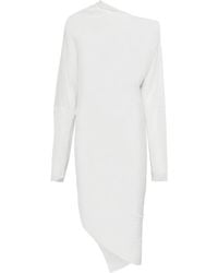 P.A.R.O.S.H. - Asymmetric Midi Dress - Lyst