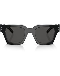 Dolce & Gabbana - Logo-Arm Detail Sunglasses - Lyst