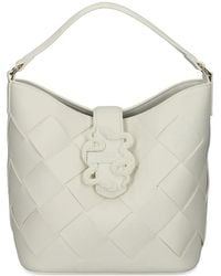 Just Cavalli - Gewebte Tasche mit Schlangen-Detail - Lyst