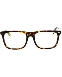 Polo Ralph Lauren - Tortoiseshell-Effect Rectangle-Frame Glasses - Lyst