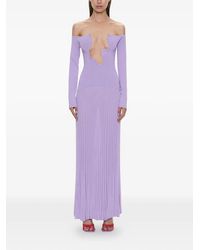 Christopher Esber - Salacia Pleated Off-Shoulder Maxi Dress - Lyst