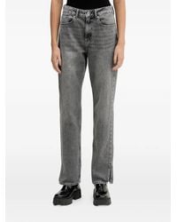 KARL LAGERFELD - Split-Hem Jeans - Lyst
